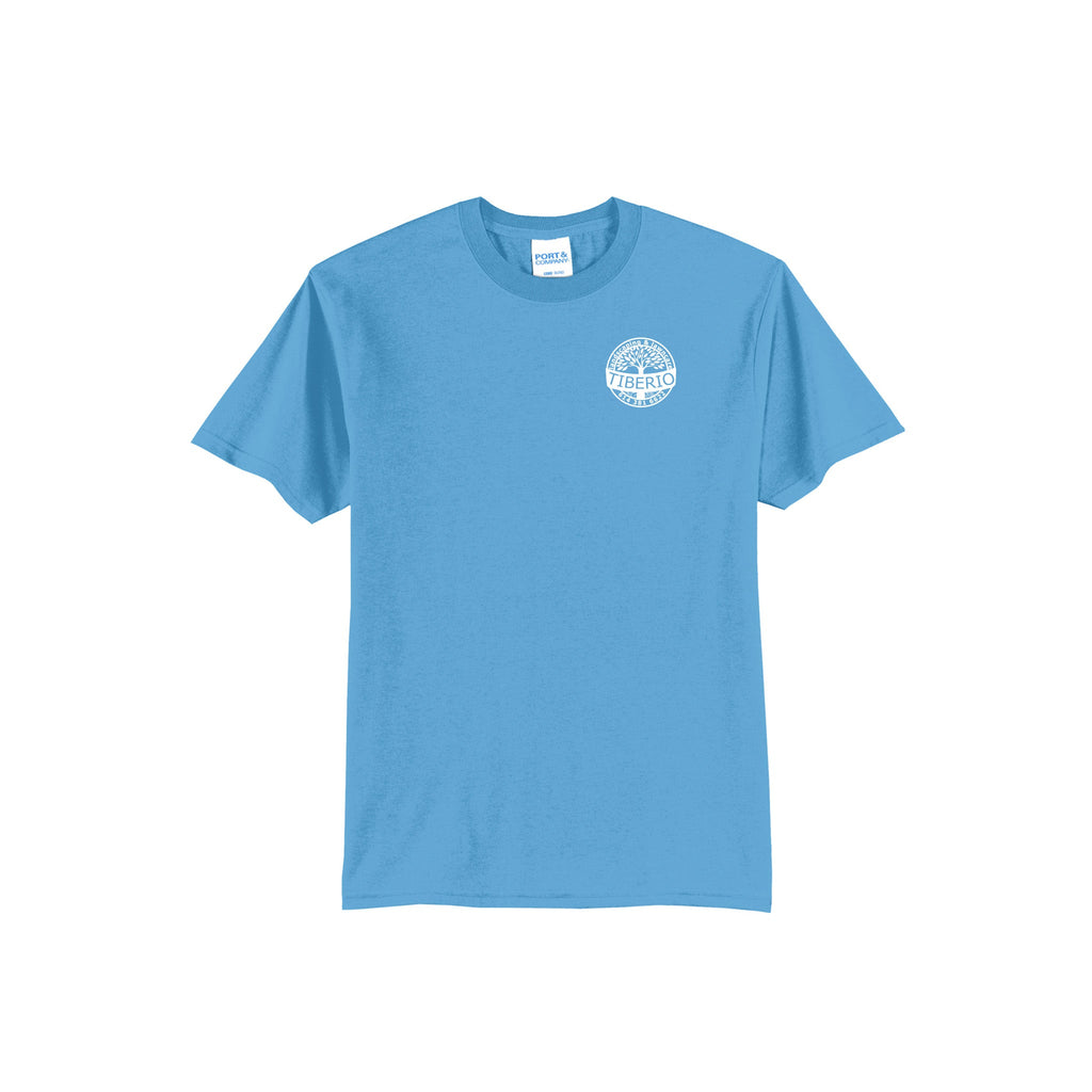 Tiberio Landscaping - Port & Company® Core Blend Tee WITH FULL BACK