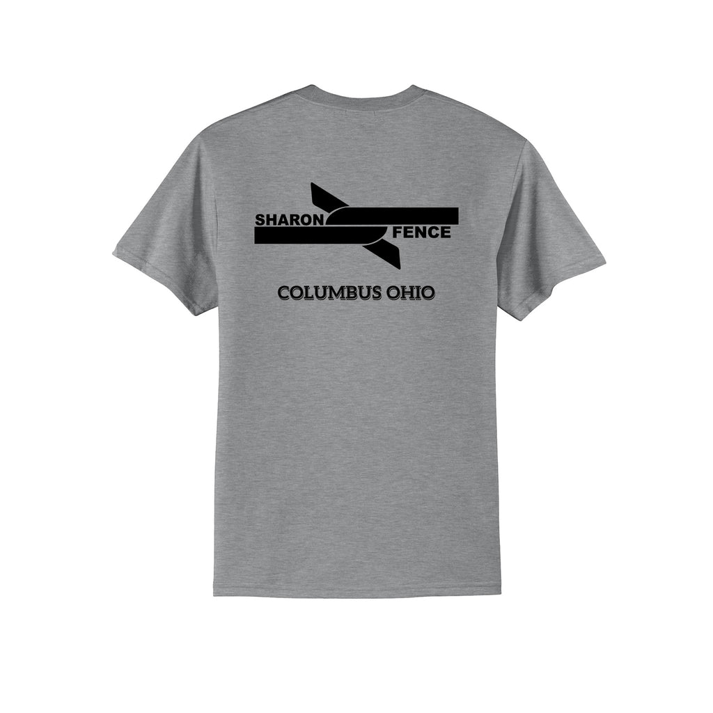 Sharon Fence - Port & Company® Core Blend Tee - LEFT CHEST & FULL BACK