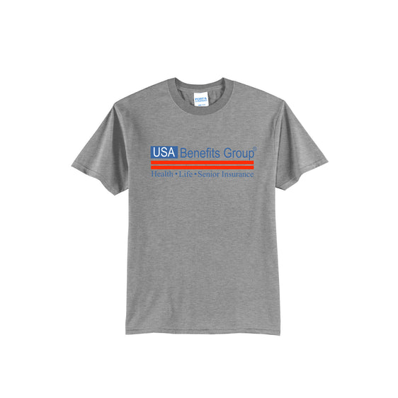 USA Benefits Group - Port & Company® Core Blend Tee - FULL CHEST LOGO