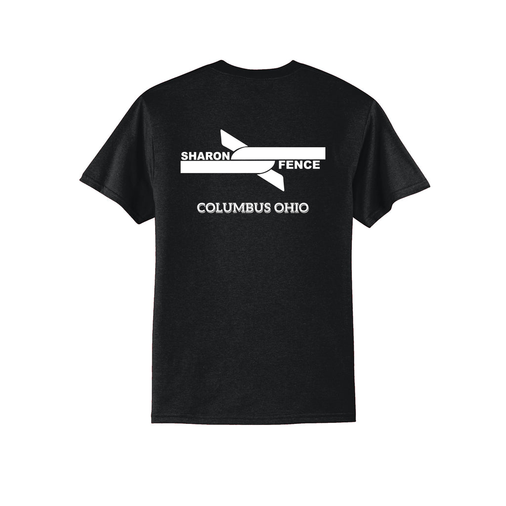 Sharon Fence - Port & Company® Core Blend Tee - LEFT CHEST & FULL BACK