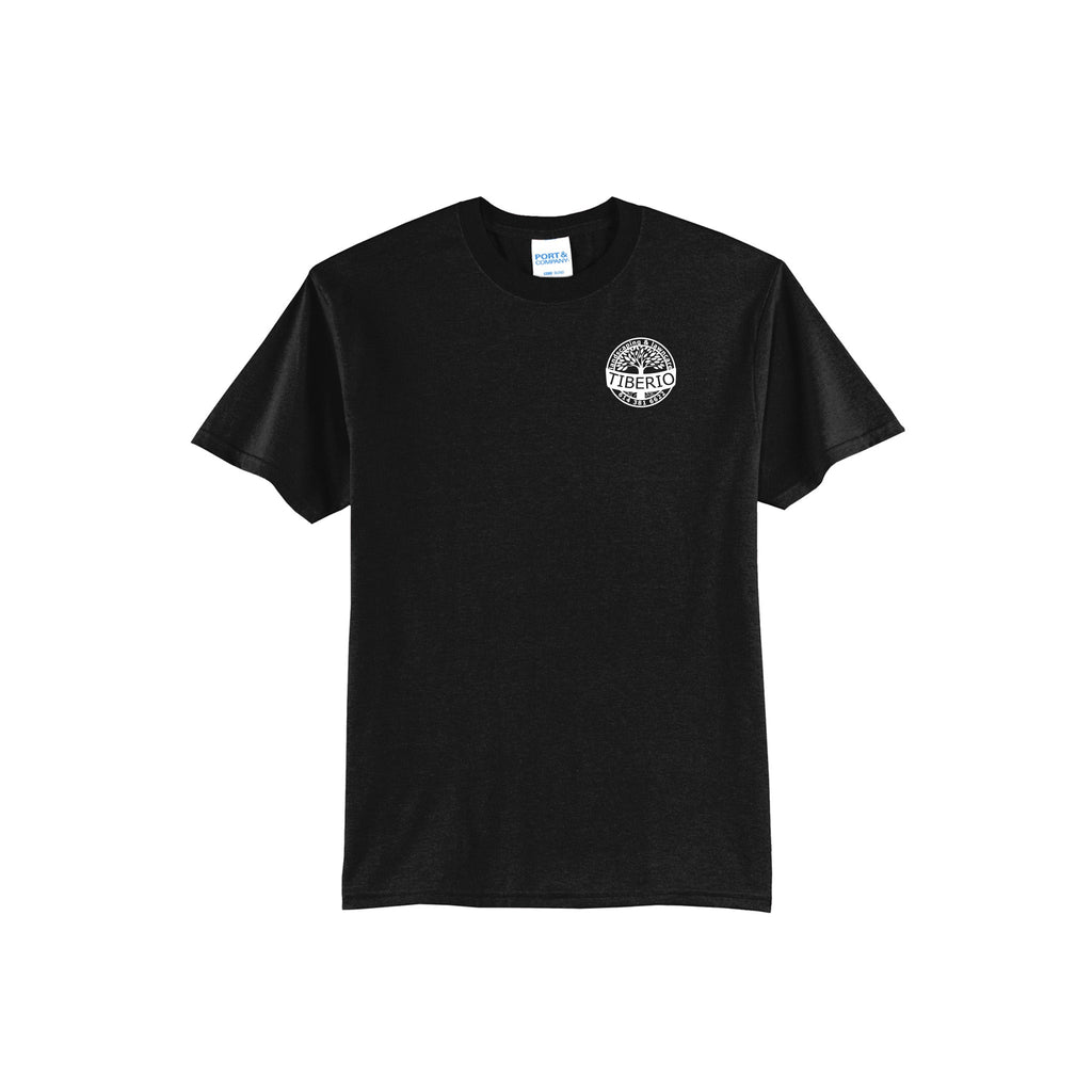 Tiberio Landscaping - Port & Company® Core Blend Tee WITH FULL BACK