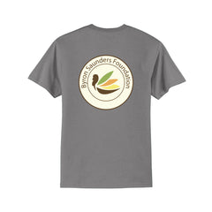 Byron Saunders Foundation - Port & Company® Core Blend Tee - FRONT & BACK