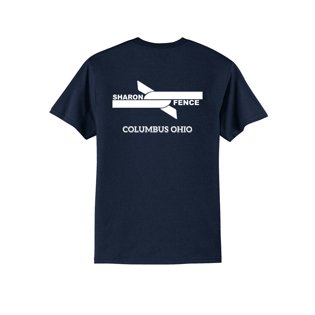 Sharon Fence - Port & Company® Core Blend Tee - LEFT CHEST & FULL BACK