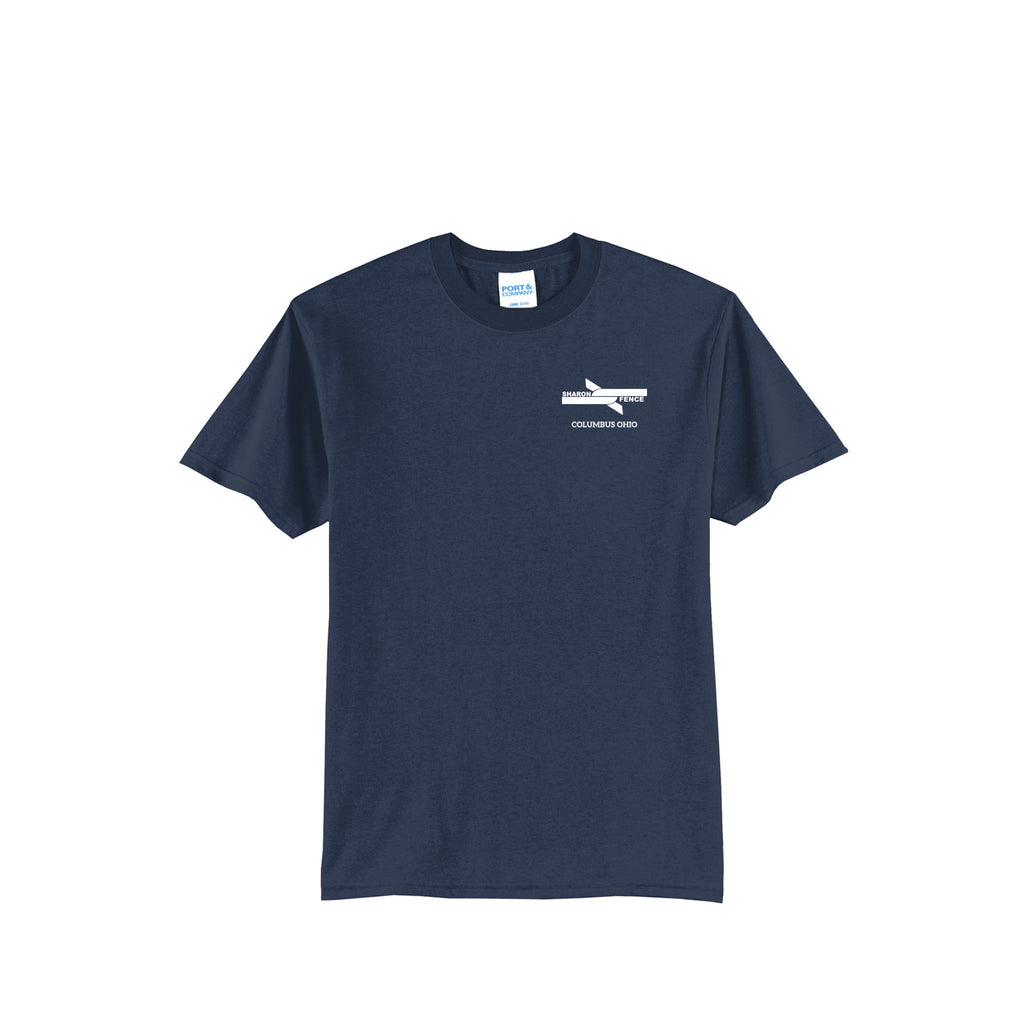 Sharon Fence - Port & Company® Core Blend Tee - LEFT CHEST & FULL BACK