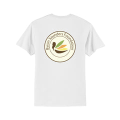 Byron Saunders Foundation - Port & Company® Core Blend Tee - FRONT & BACK