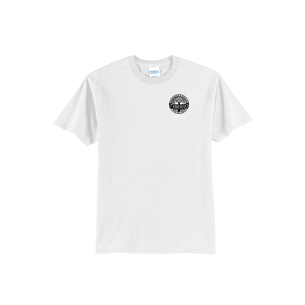 Tiberio Landscaping - Port & Company® Core Blend Tee WITH FULL BACK