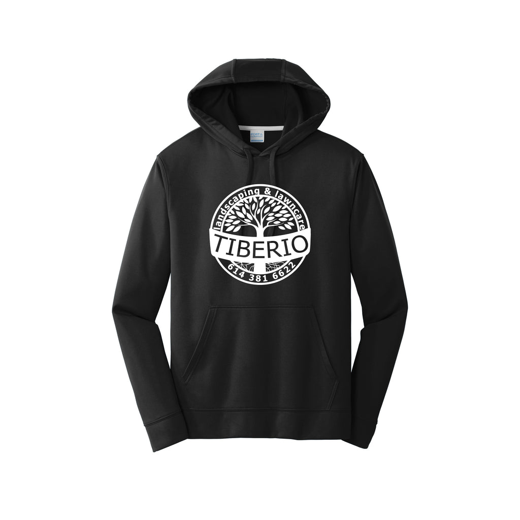 Tiberio Landscaping - Port & Company® Performance Fleece Pullover Hooded Sweatshirt
