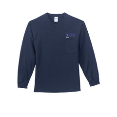 Triec - Port & Company® Long Sleeve Essential Pocket Tee