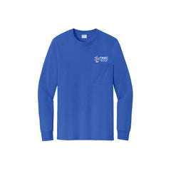 Triec - Port & Company® Long Sleeve Essential Pocket Tee
