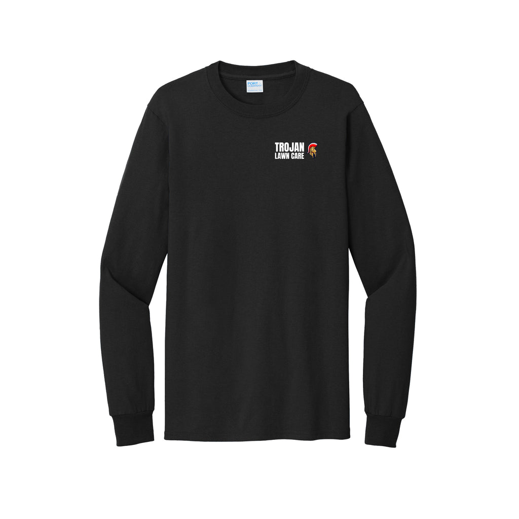 Trojan Lawn Care - Port & Co™ Tall Long Sleeve Essential Tee