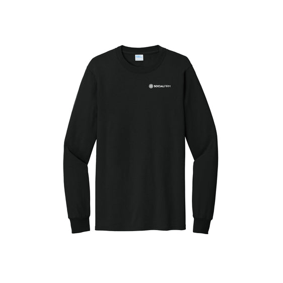 Social Firm - Port & Company® Tall Long Sleeve Essential Tee