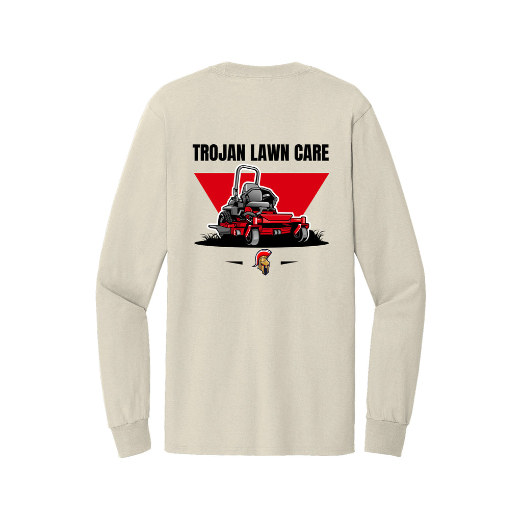 Trojan Lawn Care - Port & Co™ Tall Long Sleeve Essential Tee