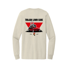 Trojan Lawn Care - Port & Co™ Tall Long Sleeve Essential Tee
