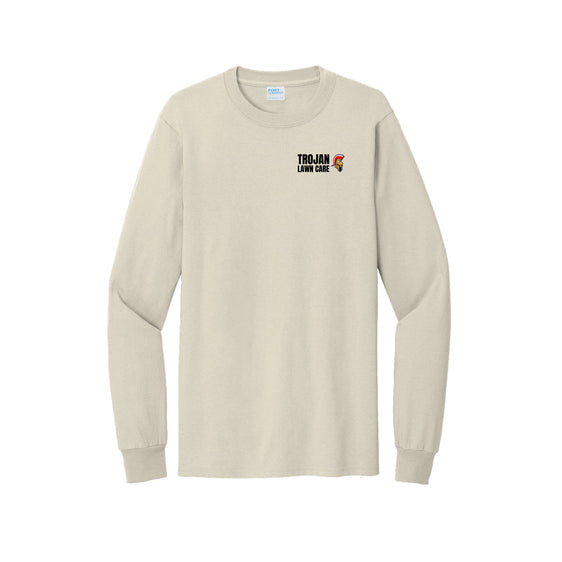 Trojan Lawn Care - Port & Co™ Tall Long Sleeve Essential Tee
