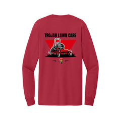 Trojan Lawn Care - Port & Co™ Tall Long Sleeve Essential Tee