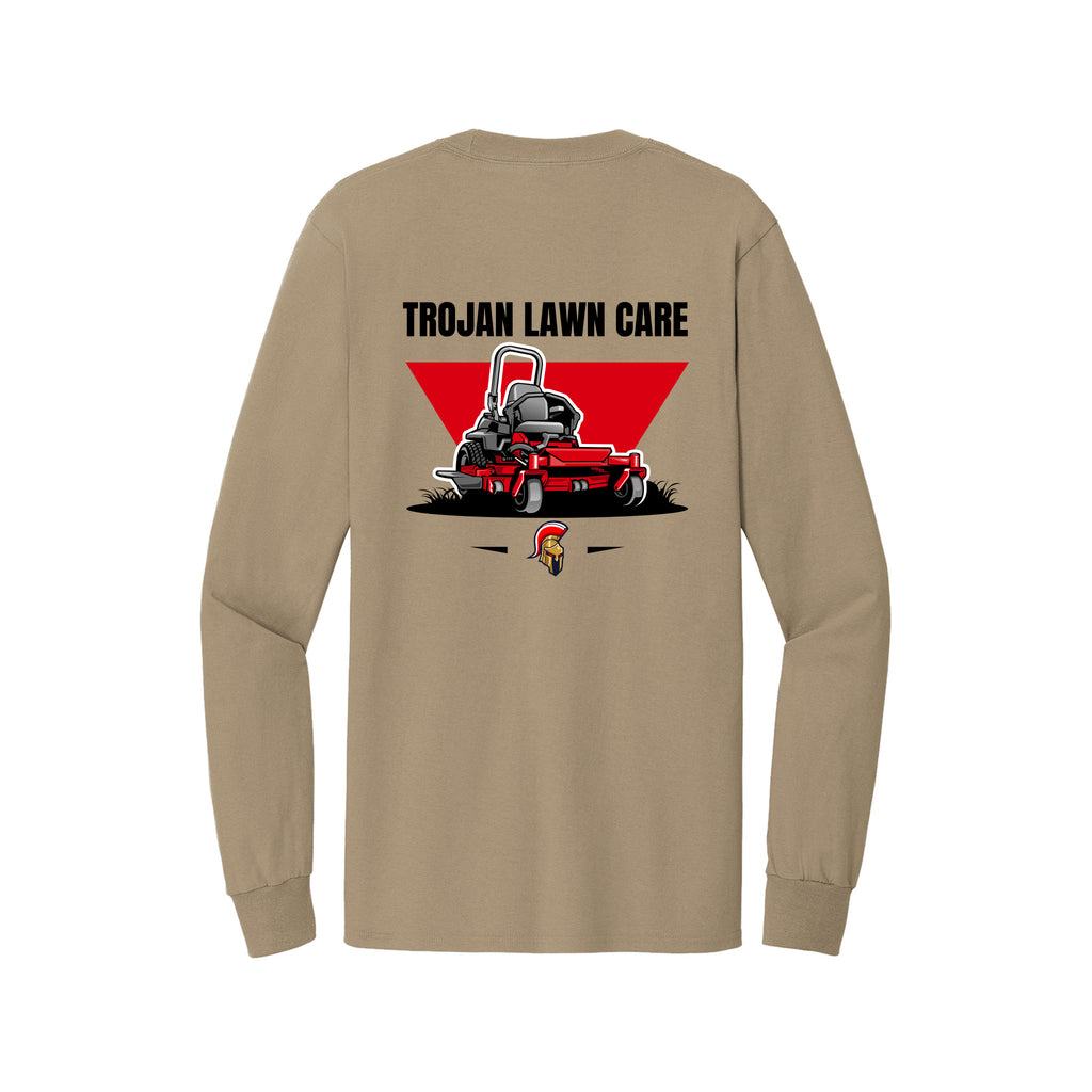 Trojan Lawn Care - Port & Co™ Tall Long Sleeve Essential Tee
