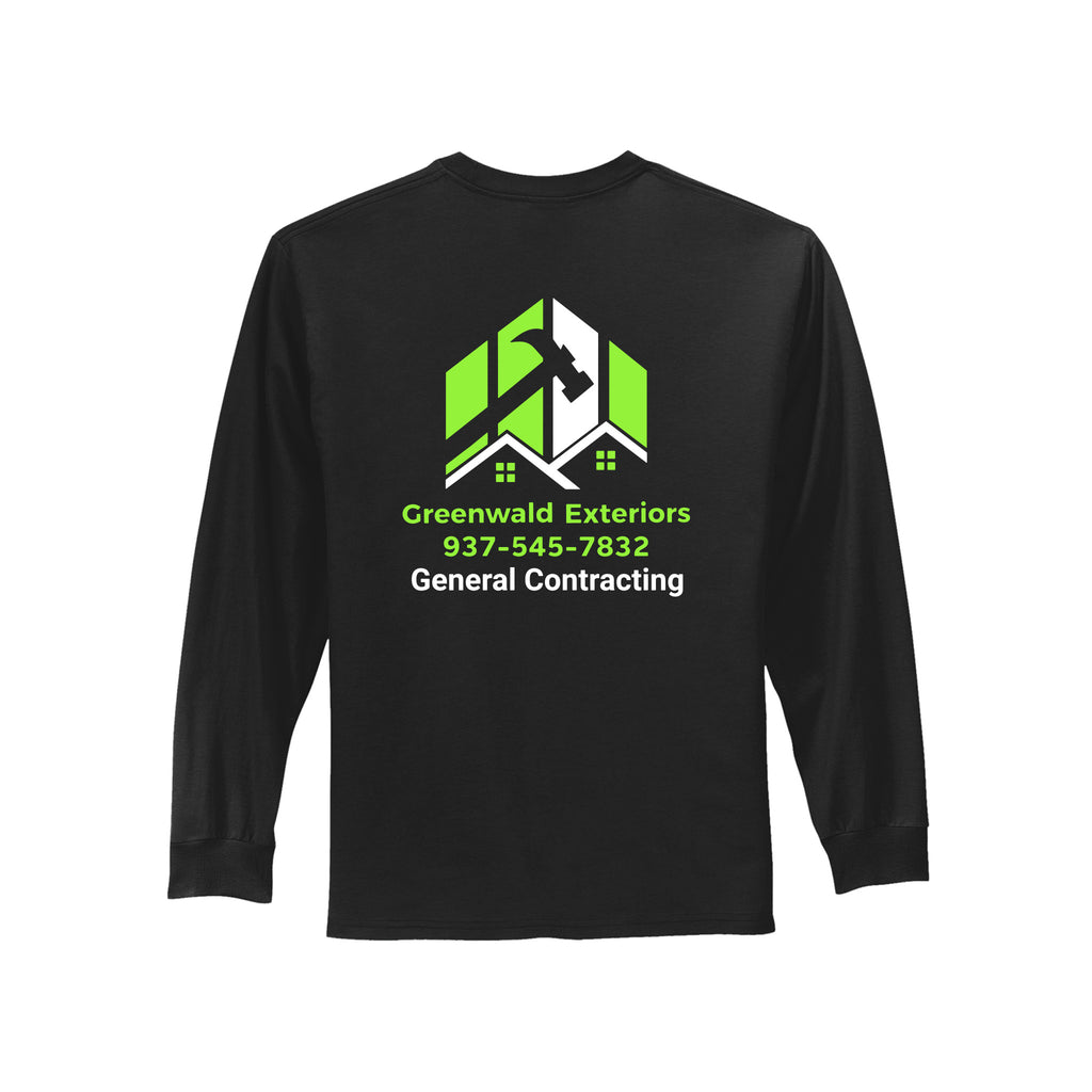 Greenwald Exterior - Port & Co™ Long Sleeve Essential Tee