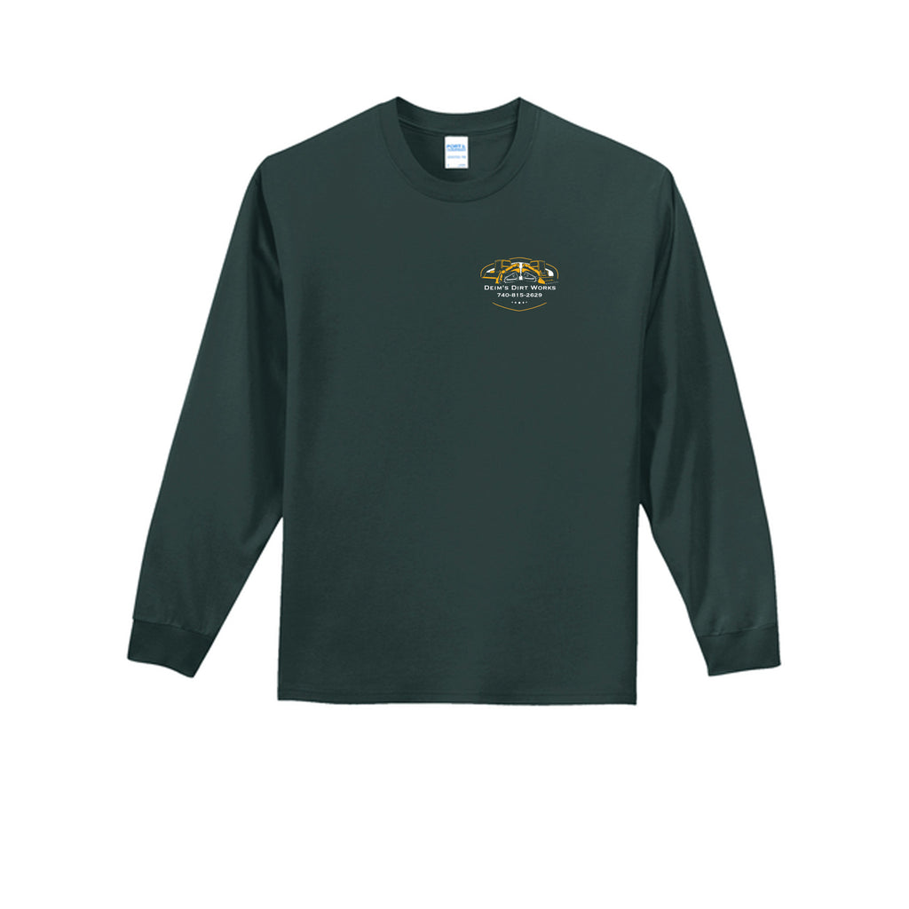 Deim's Dirt Works - Port & Co™ Long Sleeve Essential Tee