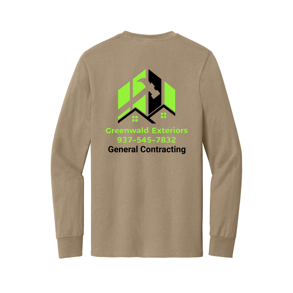 Greenwald Exterior - Port & Co™ Long Sleeve Essential Tee