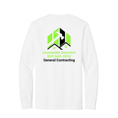 Greenwald Exterior - Port & Co™ Long Sleeve Essential Tee