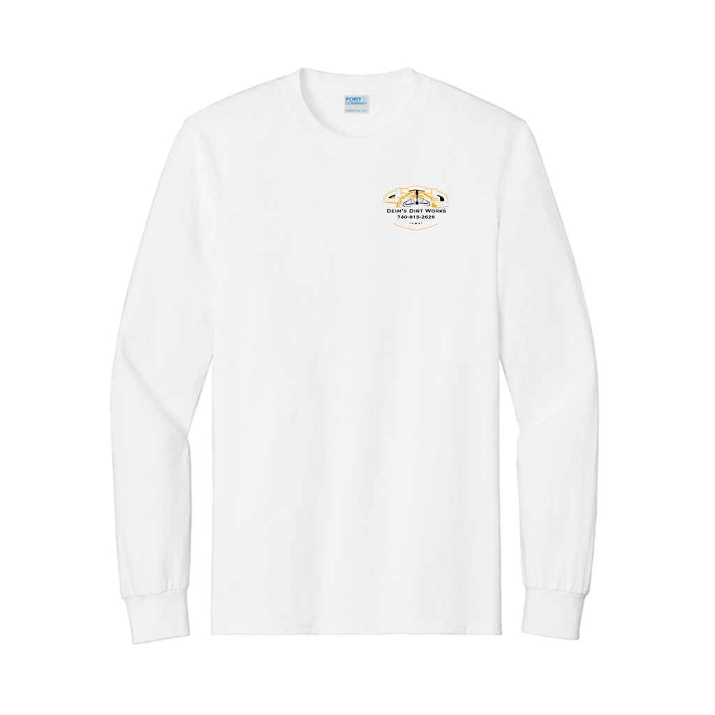 Deim's Dirt Works - Port & Co™ Long Sleeve Essential Tee