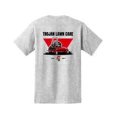 Trojan Lawn Care - Port & Co™ Tall Essential Pocket Tee