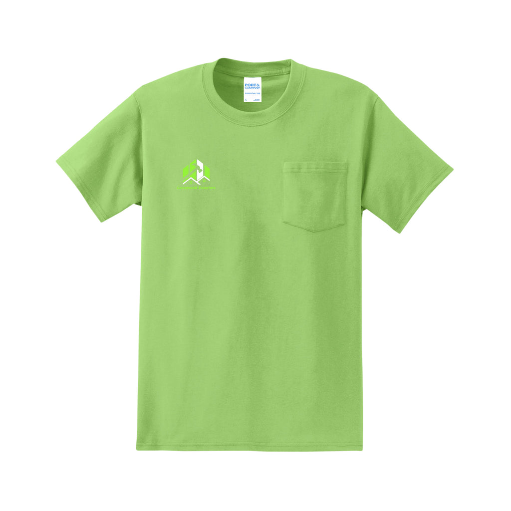 Greenwald Exterior - Port & Co™ Tall Essential Pocket Tee