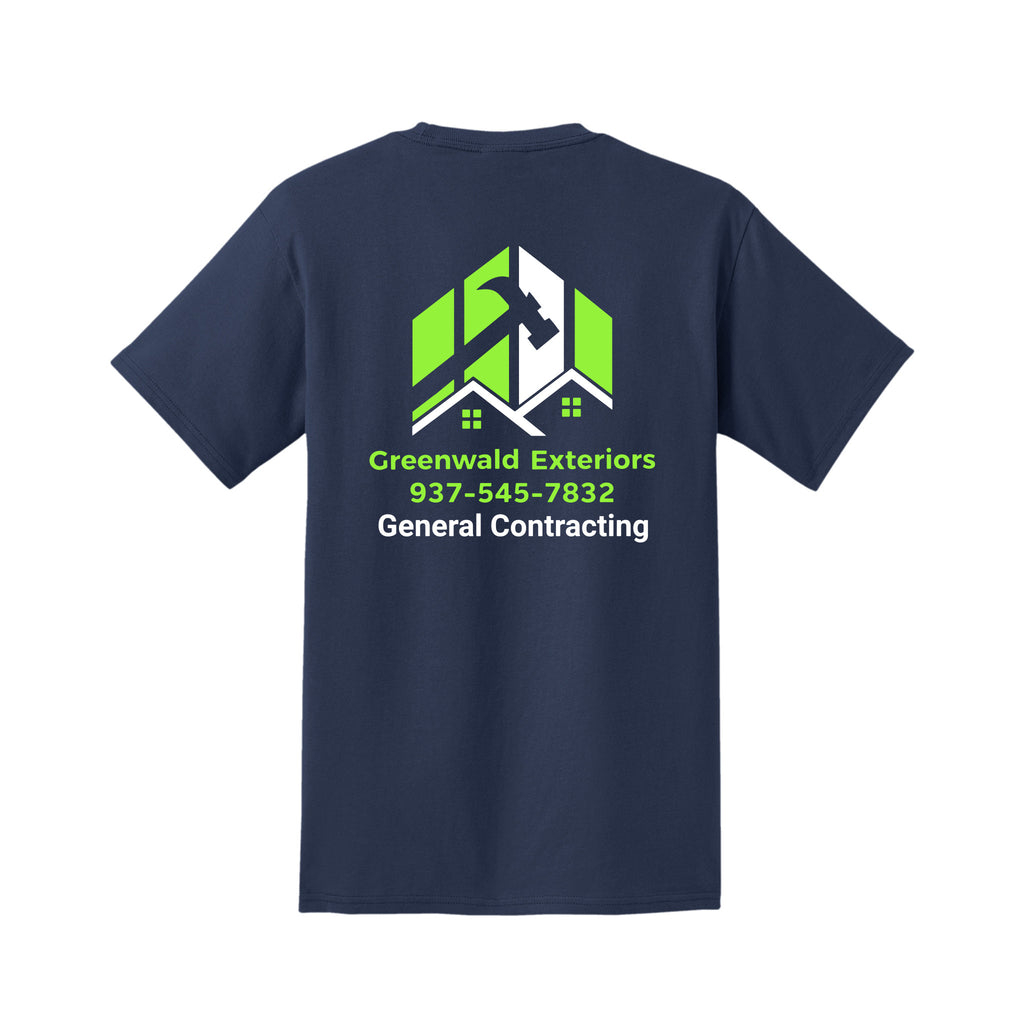 Greenwald Exterior - Port & Co™ Tall Essential Pocket Tee