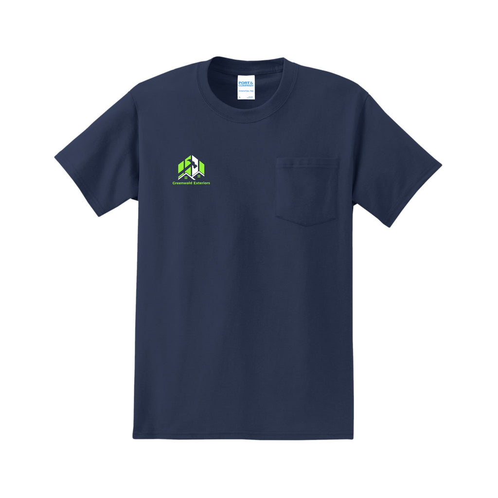 Greenwald Exterior - Port & Co™ Tall Essential Pocket Tee