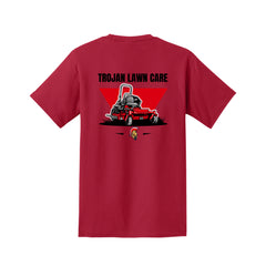 Trojan Lawn Care - Port & Co™ Tall Essential Pocket Tee