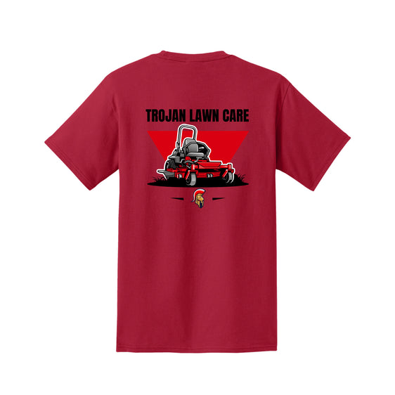 Trojan Lawn Care - Port & Co™ Tall Essential Pocket Tee
