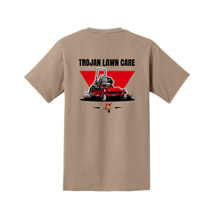 Trojan Lawn Care - Port & Co™ Tall Essential Pocket Tee