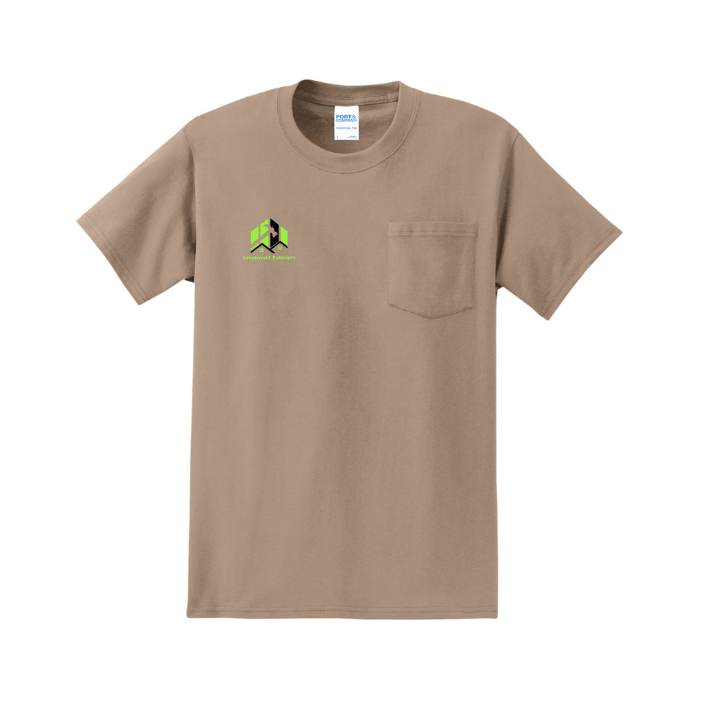 Greenwald Exterior - Port & Co™ Tall Essential Pocket Tee