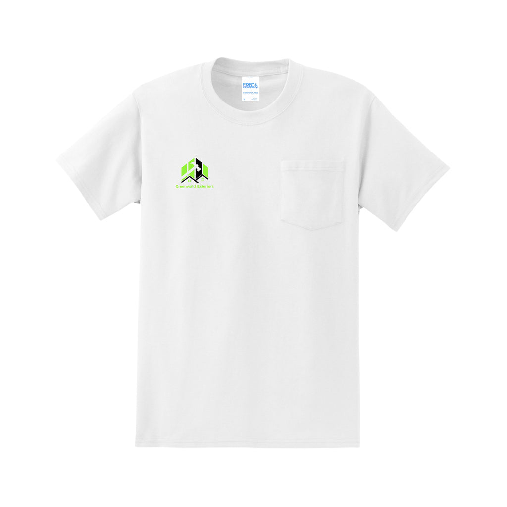 Greenwald Exterior - Port & Co™ Tall Essential Pocket Tee