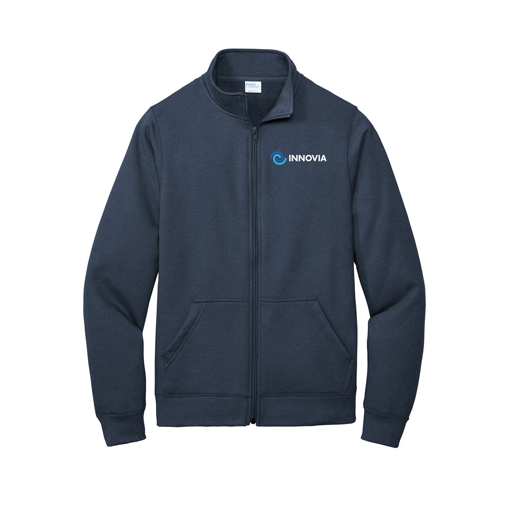 INNOVIA Holiday Shop - Port & Co™ Core Fleece Cadet Full-Zip Sweatshirt