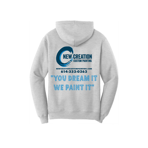 New Creation Painting - Port & Company® Core Fleece Pullover Hooded Sweatshirt