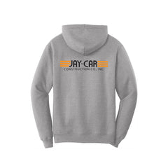 Jay-Car Construction - Port & Company® Core Fleece Pullover Hooded Sweatshirt FRONT & BACK