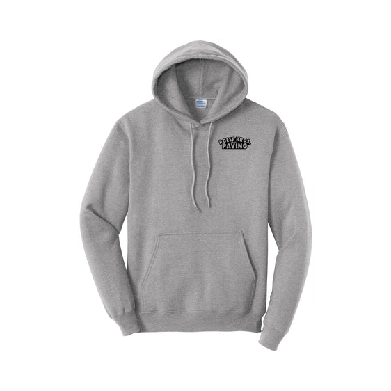 Roese Bros. Paving - Port & Company® Core Fleece Pullover Hooded Sweatshirt FRONT & BACK