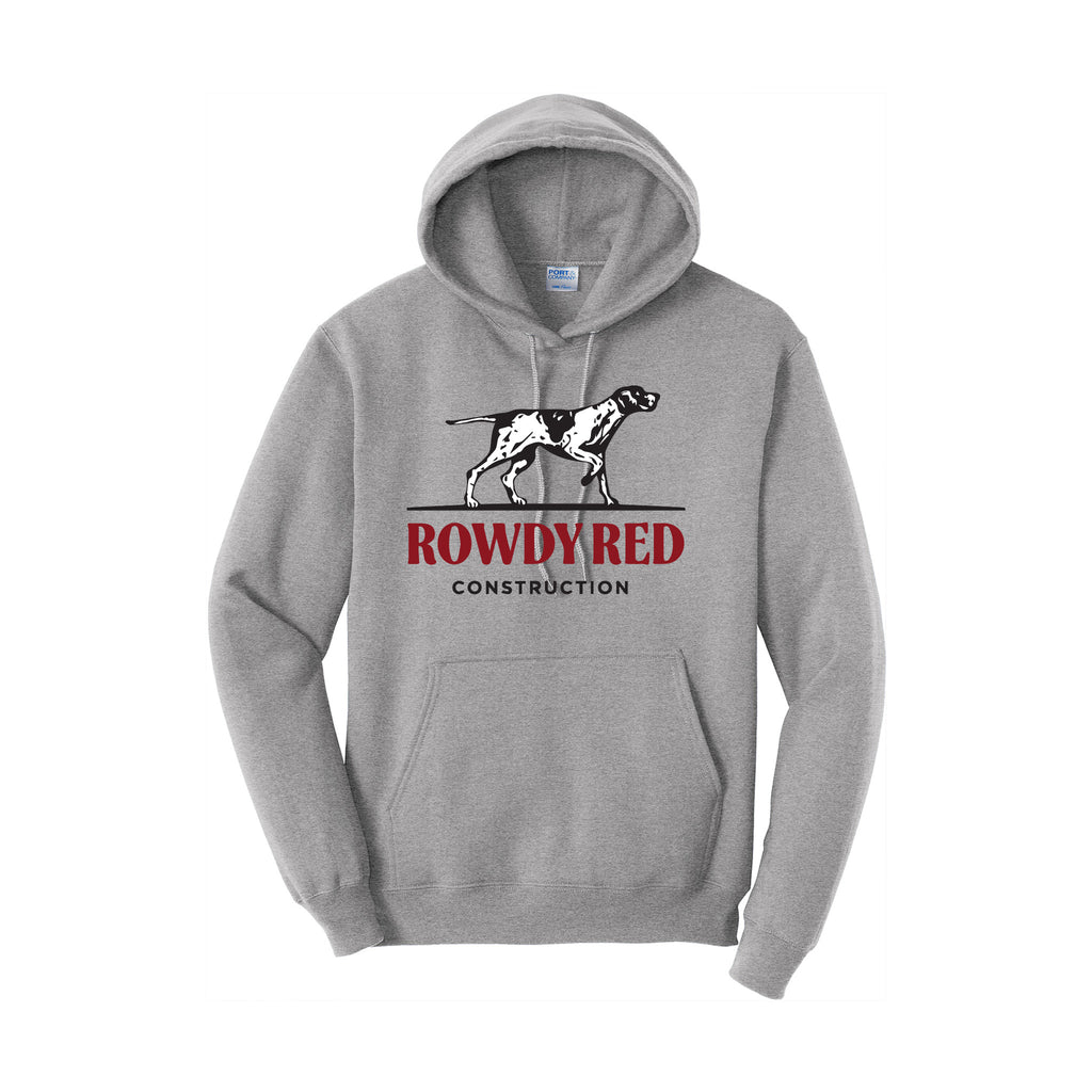 Rowdy Red Construction - Port & Company® Core Fleece Pullover Hooded Sweatshirt