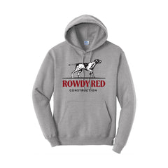 Rowdy Red Construction - Port & Company® Core Fleece Pullover Hooded Sweatshirt