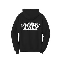 Roese Bros. Paving - Port & Company® Core Fleece Pullover Hooded Sweatshirt FRONT & BACK