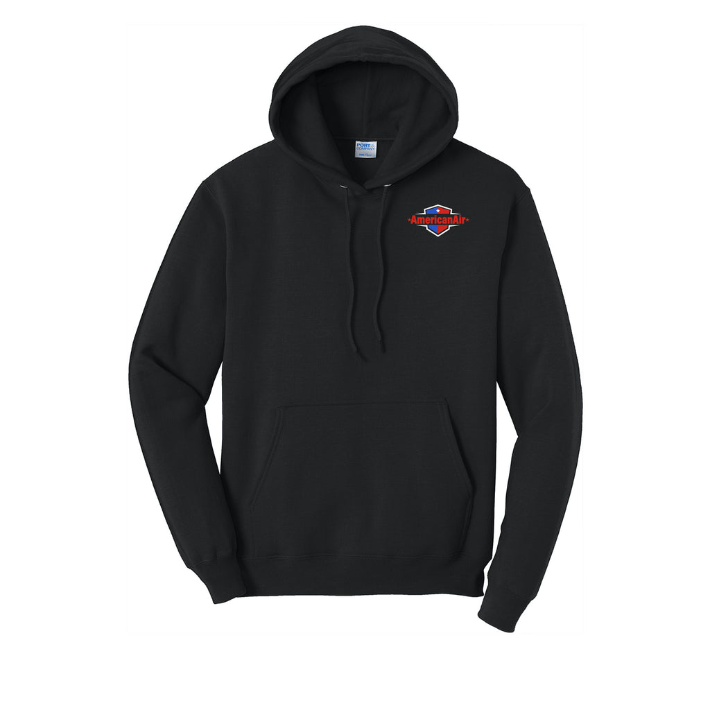 American Air - Port & Company® Core Fleece Pullover Hooded Sweatshirt - LEFT CHEST ONLY