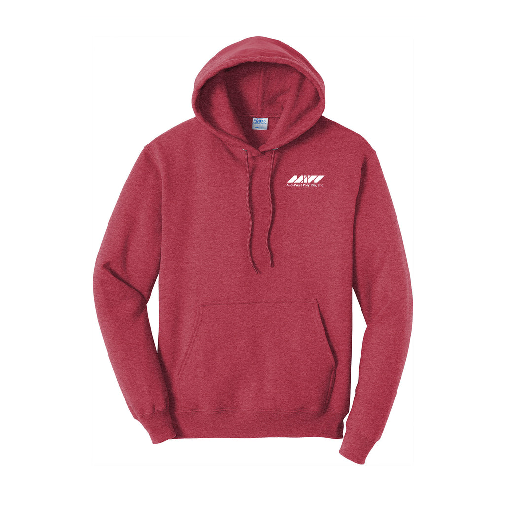 Midwest Polypak - Port & Company® Core Fleece Pullover Hooded Sweatshirt
