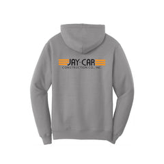 Jay-Car Construction - Port & Company® Core Fleece Pullover Hooded Sweatshirt FRONT & BACK
