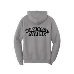 Roese Bros. Paving - Port & Company® Core Fleece Pullover Hooded Sweatshirt FRONT & BACK