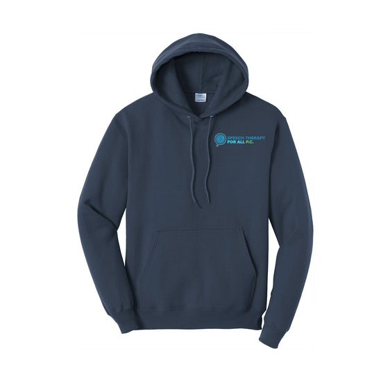 Speech Therapy For All - Port & Company® Core Fleece Pullover Hooded Sweatshirt With Backs