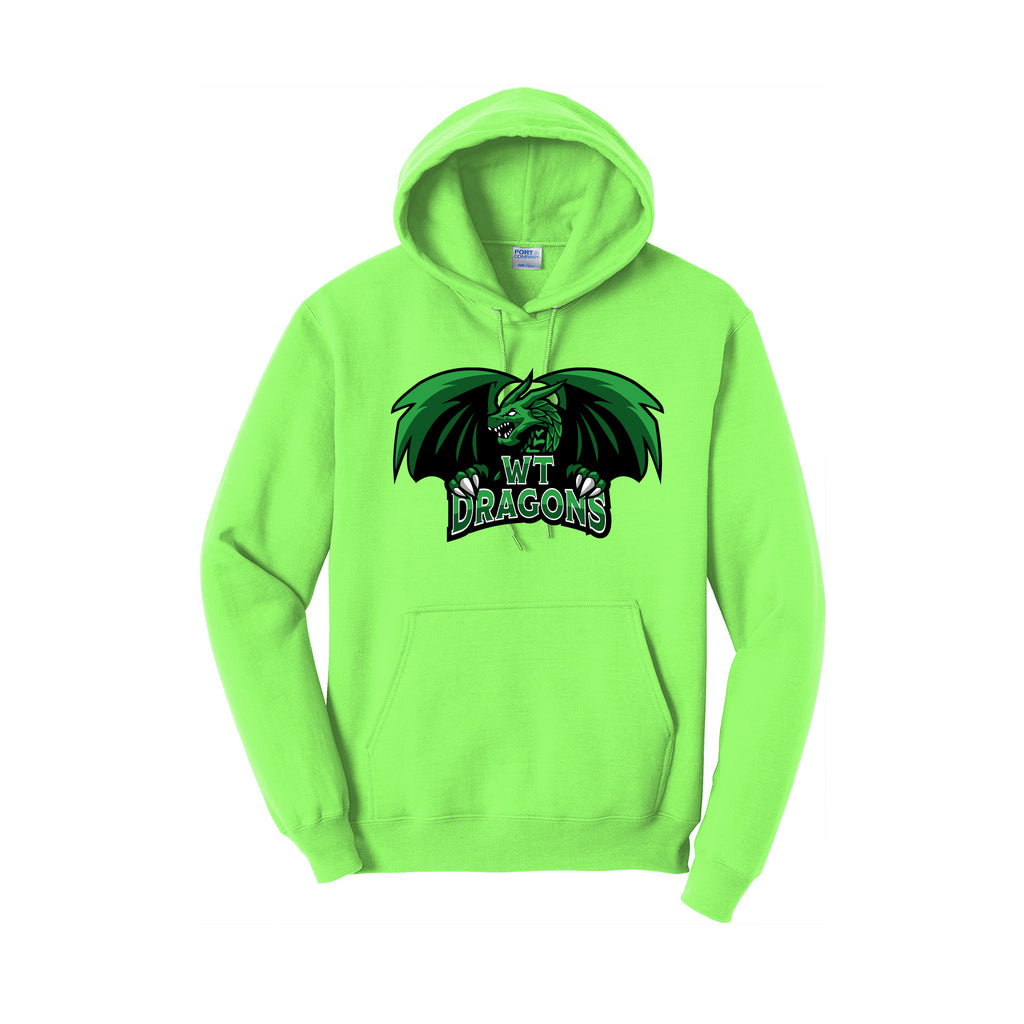 WT Dragons - Port & Company® Core Fleece Pullover Hooded Sweatshirt