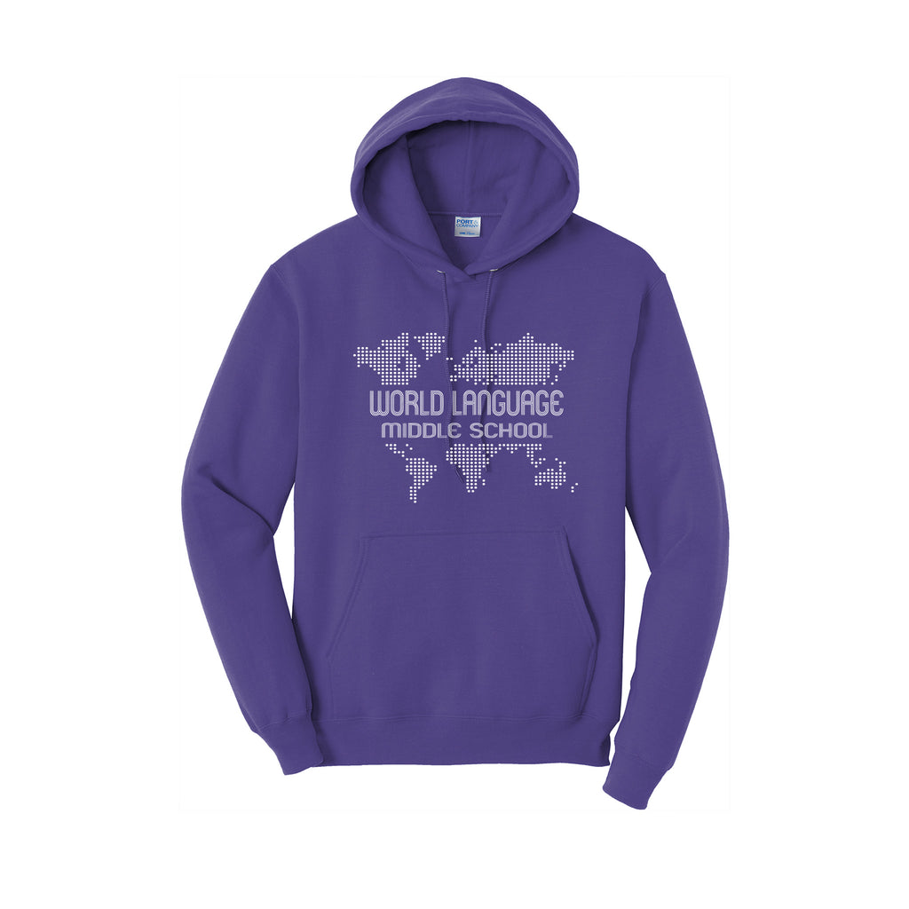 WLMS - Port & Co™ Adult Core Fleece Pullover Hooded Sweatshirt