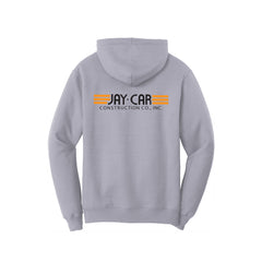 Jay-Car Construction - Port & Company® Core Fleece Pullover Hooded Sweatshirt FRONT & BACK