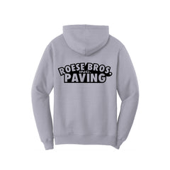 Roese Bros. Paving - Port & Company® Core Fleece Pullover Hooded Sweatshirt FRONT & BACK